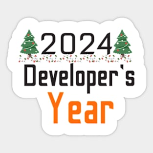 Happy new year developers Sticker
